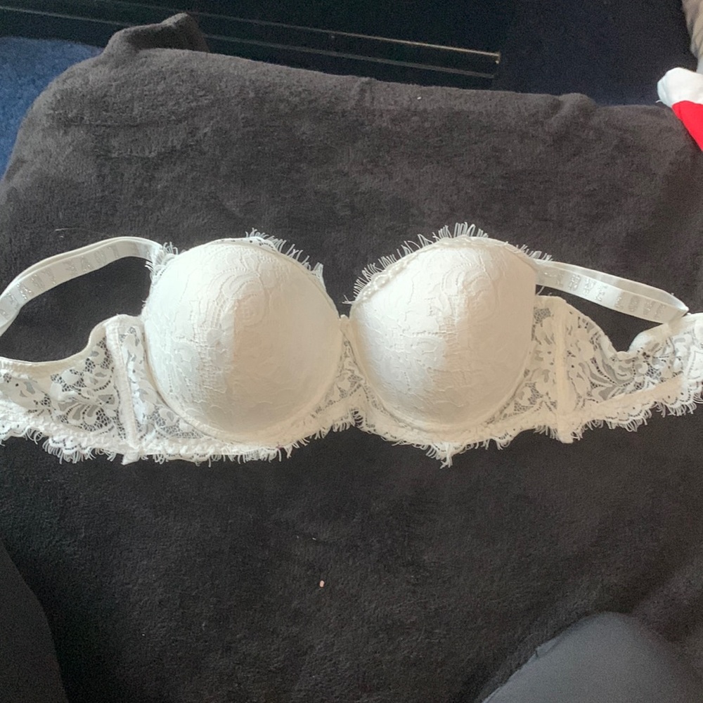 White Lace Bra 36D